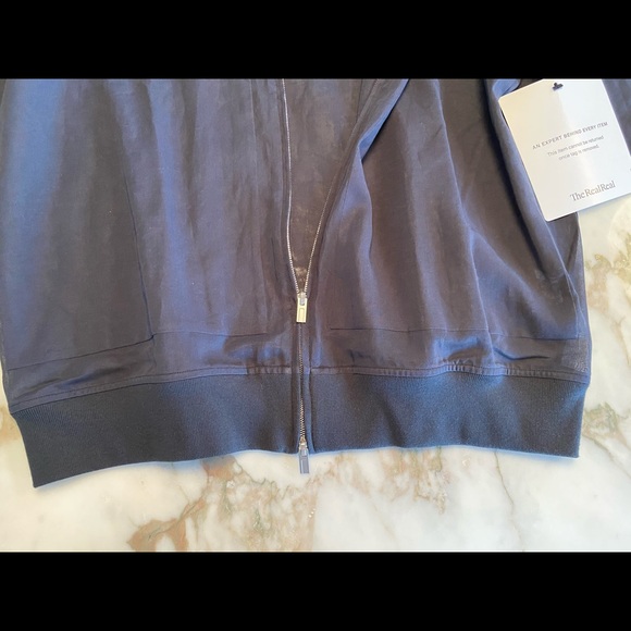 Hermès Lightweight Sheer Bomber Jacket - Size L